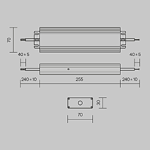 Блок питания Maytoni Power Supply Magnetic PSL008-200W-48V-IP67