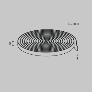 Токопроводящая текстильная лента Maytoni Conductive textile tape Parity TRX130-1.5DB