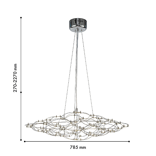 Подвесная люстра Favourite Thinner 4305-8P