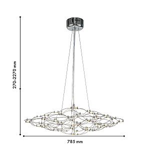 Подвесная люстра Favourite Thinner 4305-8P