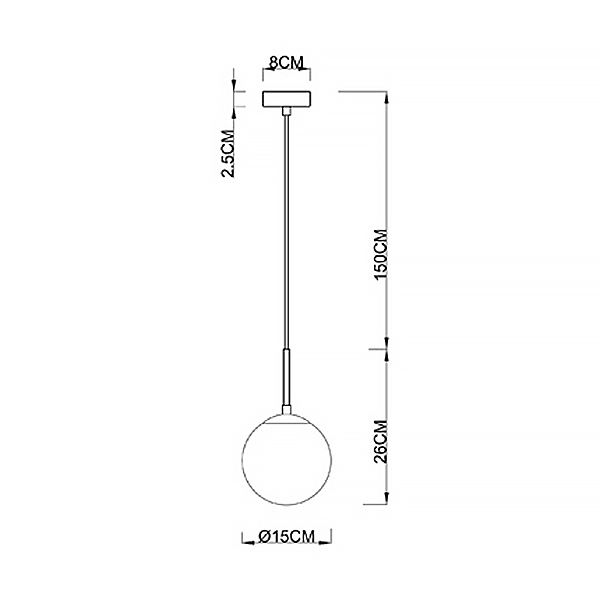 Светильник подвесной Arte Lamp Volare A1565SP-1BK