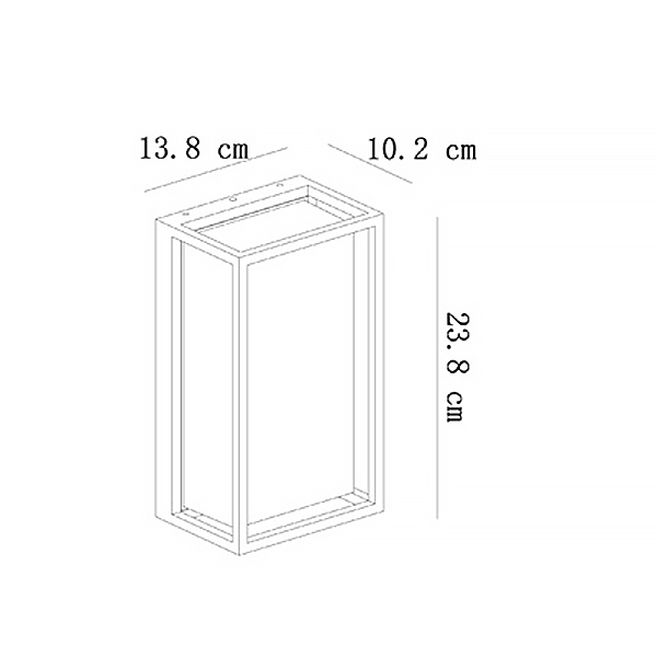 Уличный настенный светильник Arte Lamp Marfik A2322AL-1BR