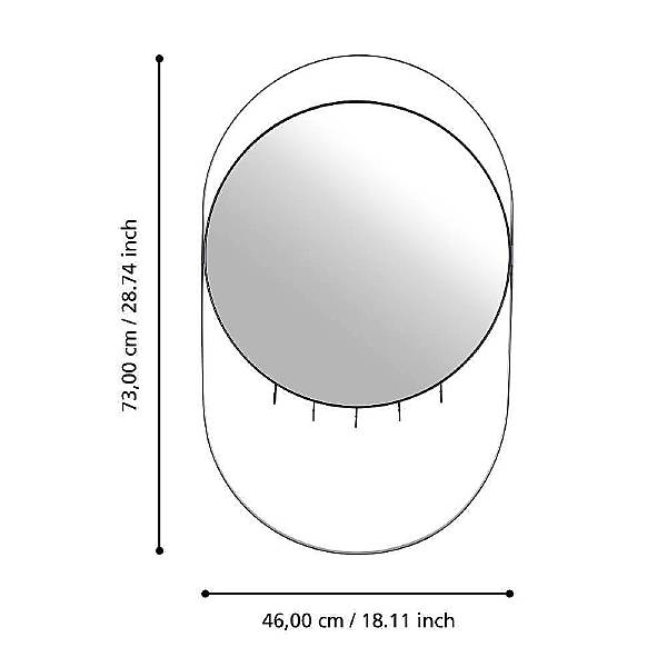 Зеркало Eglo Mandor 425047