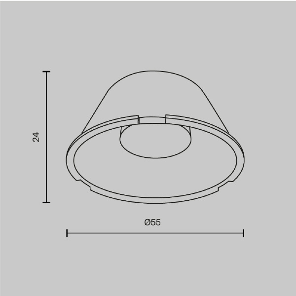 Линза Maytoni Focus Led LensD49-24