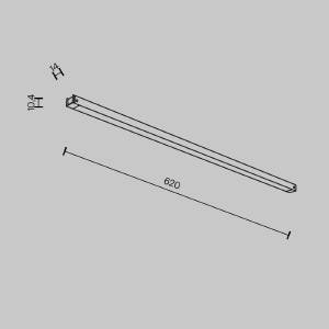 Трековый светильник Maytoni Basis TR173-1-16WTW-B