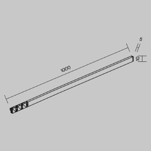 Трековый светильник Maytoni Flex TR186-1-8W2.7K-B