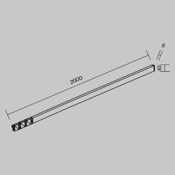 Трековый светильник Maytoni Flex TR186-1-16W2.7K-B