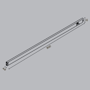 Трековый светильник Maytoni Basis TR190-1-15W4K-B