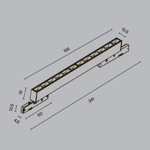 Трековый светильник Maytoni Points TR193-1-10W4K-M-B