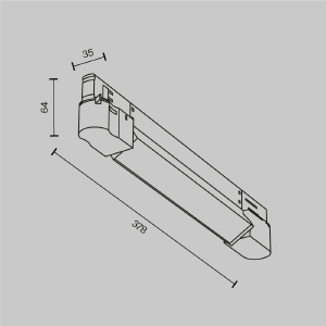 Трековый светильник Maytoni Basis TR196-3-10W2.7K-B