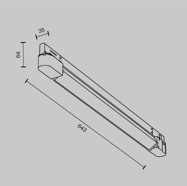 Трековый светильник Maytoni Basis TR196-3-20W2.7K-W