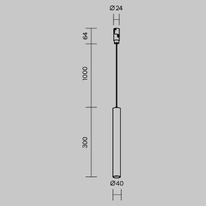 Трековый светильник Maytoni Skim TR210-1-5W3K-M-B