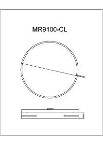 Светильник потолочный MyFar Oberon MR9100-CL