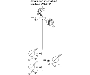 Светильник подвесной KINK Light Иона 09408-3A,19