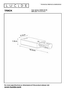 Ввод питания Lucide Track 09950/03/30