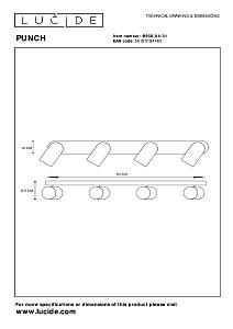 Светильник спот Lucide Punch 13958/04/31