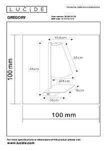 Настенное бра Lucide Gregory 30295/01/30