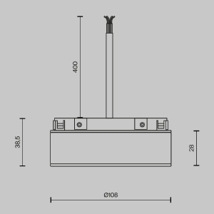 Блок питания Maytoni Power Supply Basity TRA172DR- 100W-DD-B