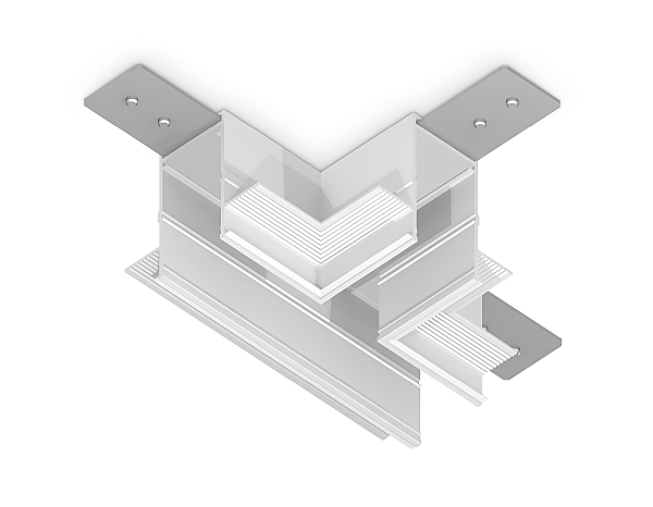 Коннектор T-образный для встраиваемого шинопровода Ambrella Magnetic 220V GL1041