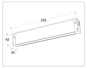 Трековый светильник Ambrella Magnetic 220V GL1261