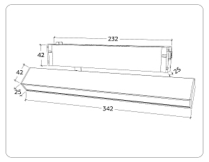 Трековый светильник Ambrella Magnetic 220V GL1332