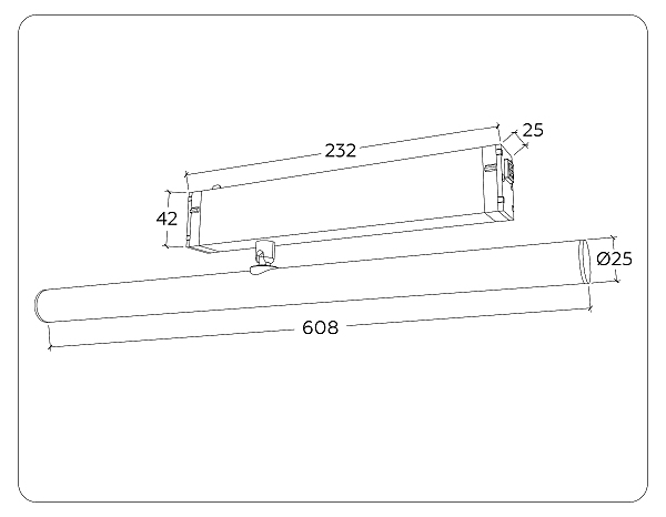 Трековый светильник Ambrella Magnetic 220V GL1361