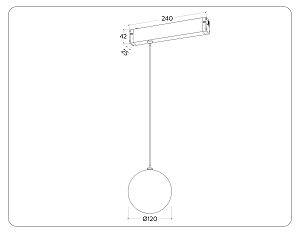 Трековый светильник Ambrella Magnetic 220V GL1442