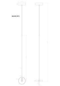 Светильник подвесной Divinare Malcone 2623/06 SP-9