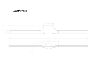 Настенный светильник Arte Lamp Gacrux A2041AP-10BK