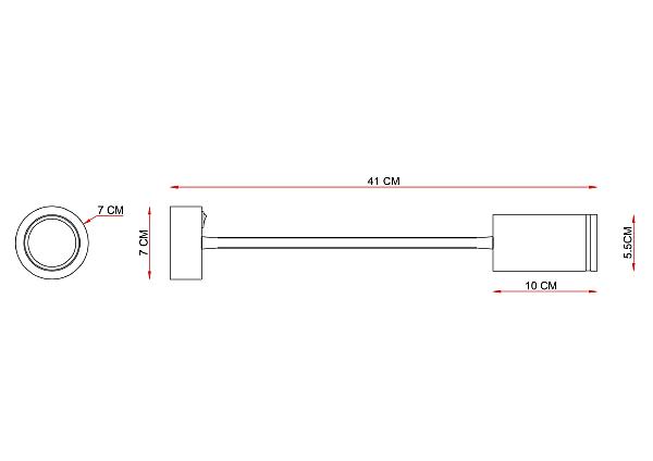 Настенный светильник Arte Lamp Imai A2266AP-1WH