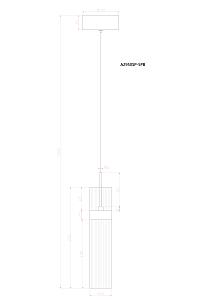 Светильник подвесной Arte Lamp Misty A2950SP-5PB