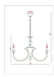 Подвесная люстра Arte Lamp Collinetta A4094LM-8WH