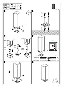 Уличный наземный светильник Arte Lamp Belfast A4569FN-1BK