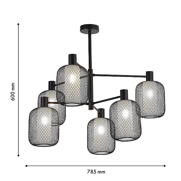 Потолочная люстра F-Promo Tokri 4602-6C