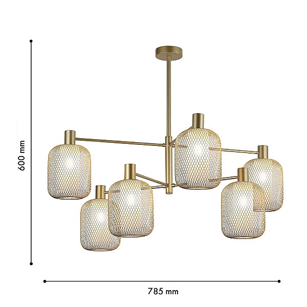 Потолочная люстра F-Promo Tokri 4603-6C