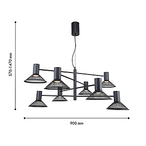 Подвесная люстра F-Promo Metrics 4623-8P