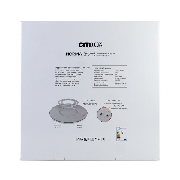 Светильник потолочный Citilux Norma CL748601