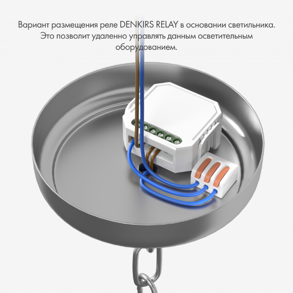 Двухканальное Wi-Fi реле-выключатель Denkirs Relay RL1002-SM/1