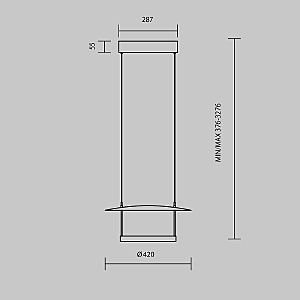 Светильник подвесной Maytoni Ambience MOD280PL-L23B3K1