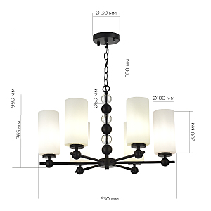 Подвесная люстра ST Luce Aurora SL2003.403.06