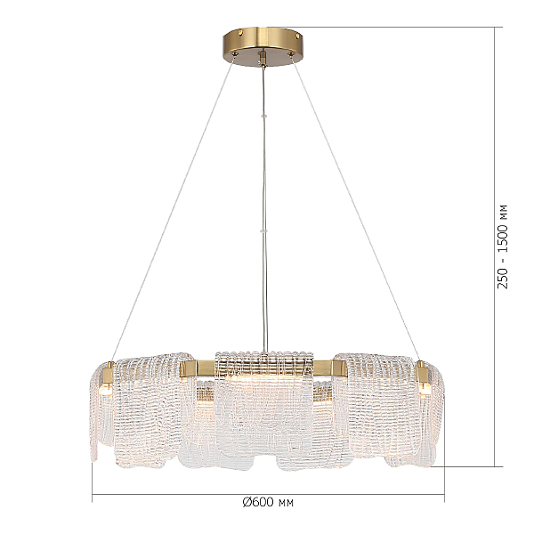 Подвесная люстра ST Luce Voile SL6021.203.54