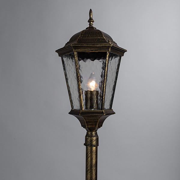 Столб фонарный уличный Arte Lamp GENOVA A1206PA-1BN