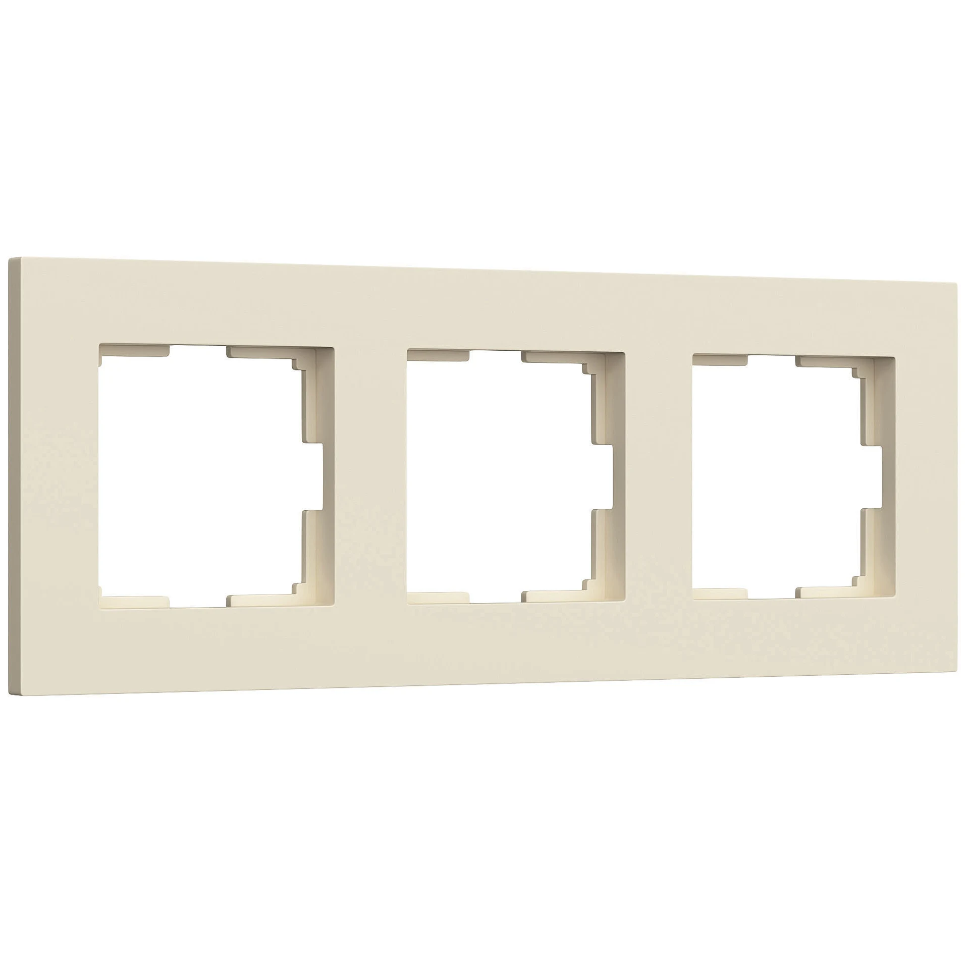 Рамка Werkel Slab айвори софт W0032962/ Рамка на 3 поста Slab (айвори софт)