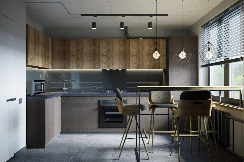 Гостиная, Кухня