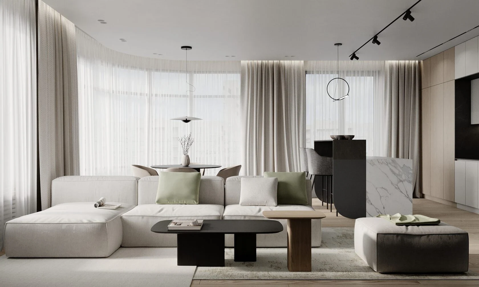 Квартира в ЖК Октавия, 143 кв. м