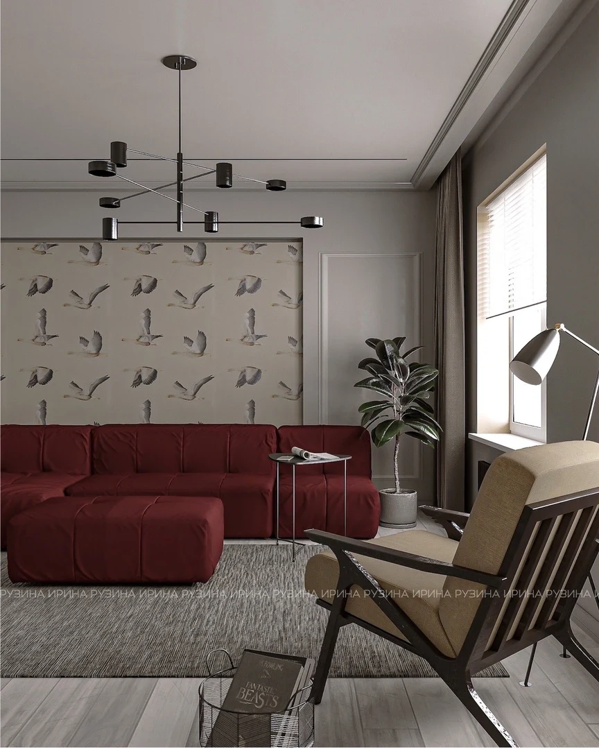 Проект двухкомнатной квартиры в г. Уфа