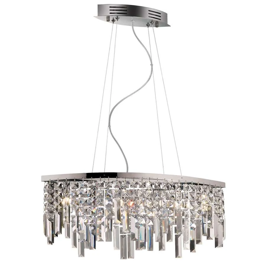 Подвесная хрустальная люстра Lola Odeon Light 2231/6