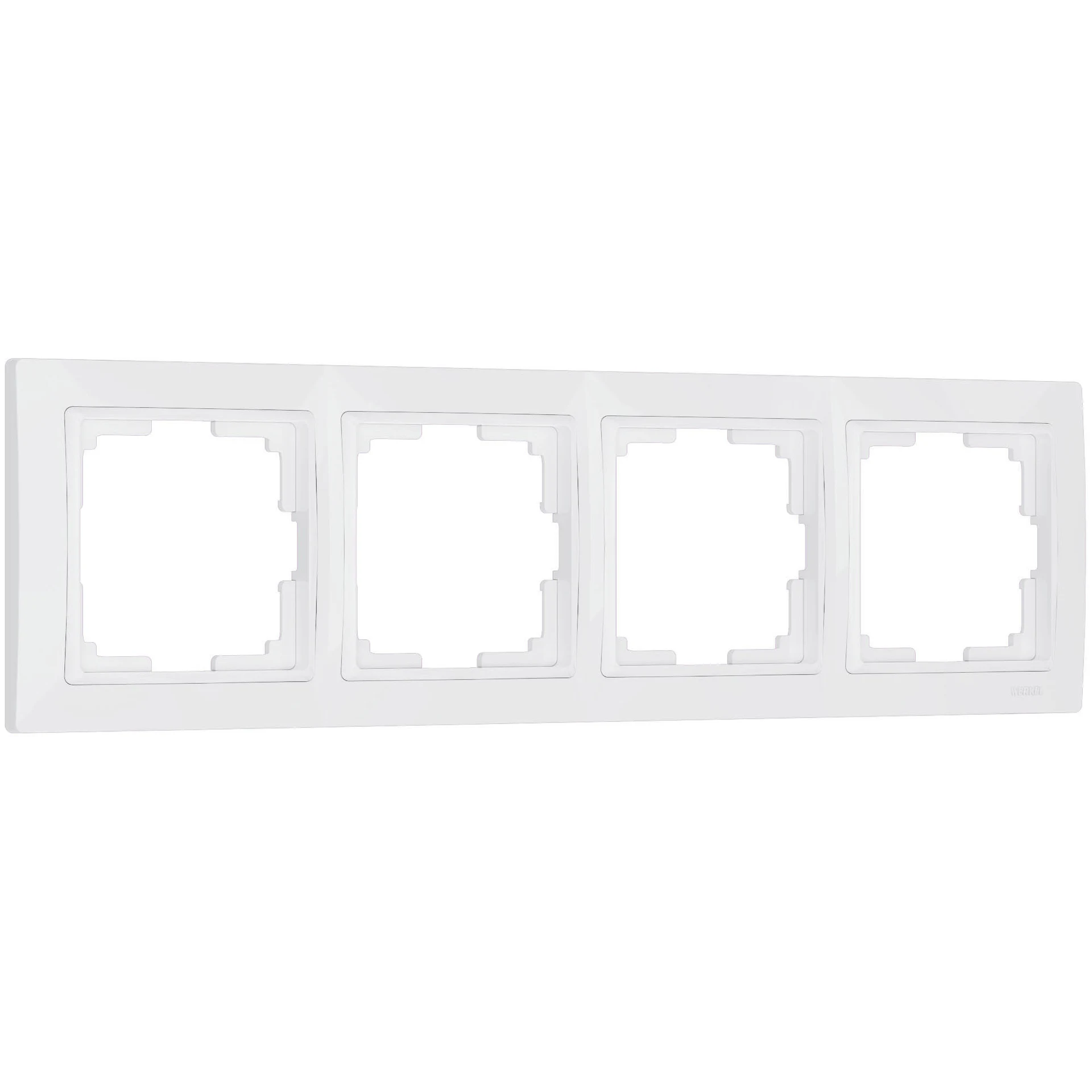 Рамка Werkel W0042001/ Рамка на 4 поста Snabb basic (белый)